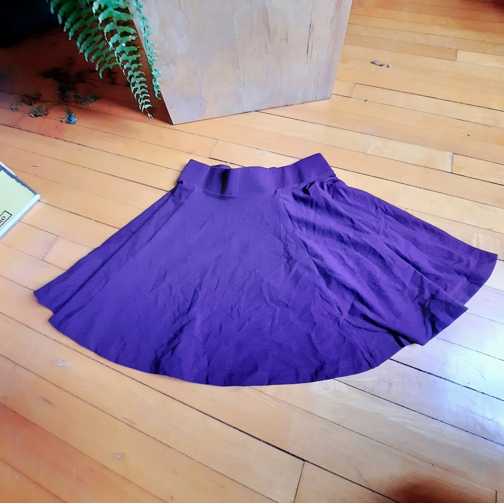 Purple skater skirt